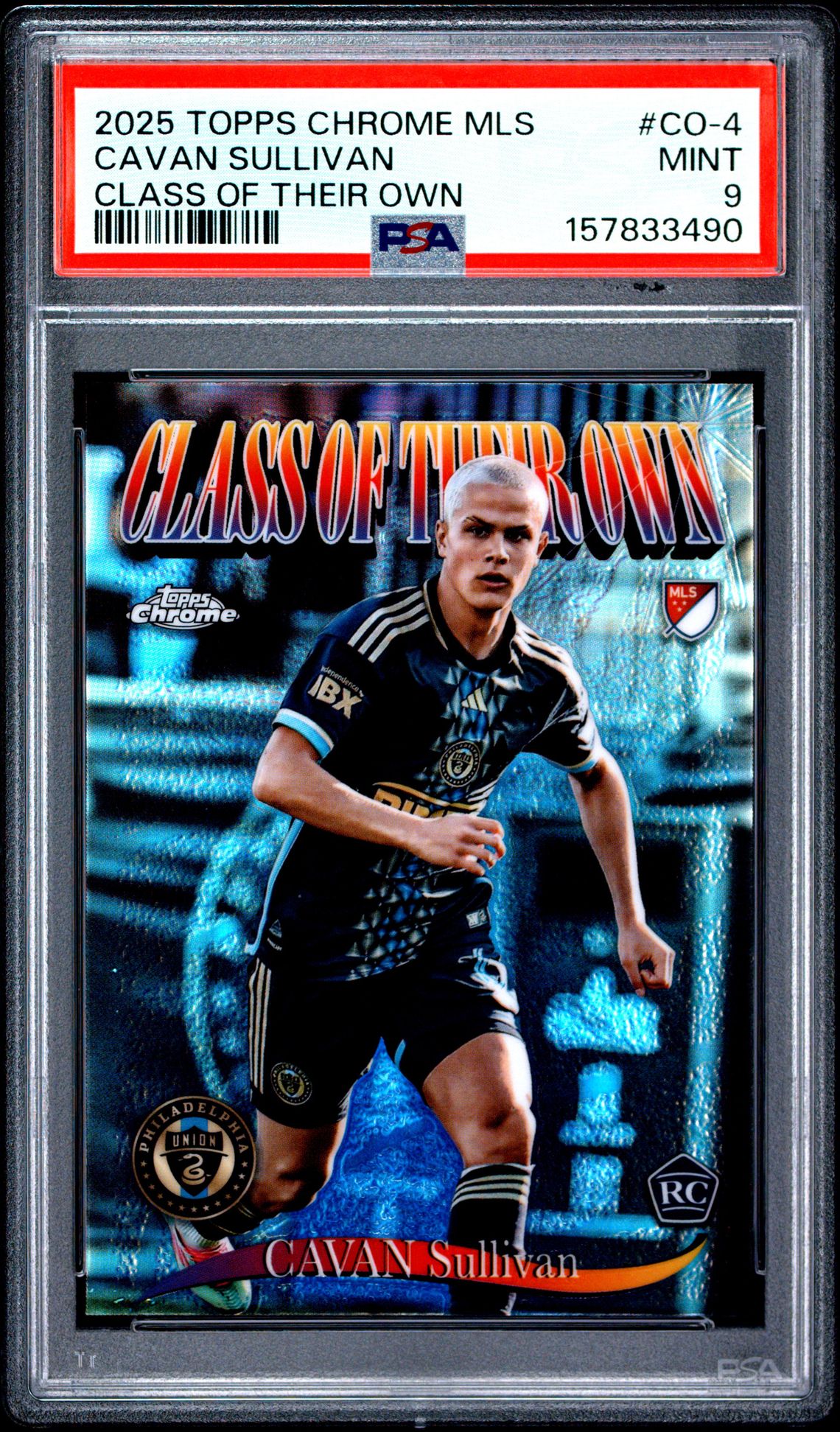 2025 Topps Chrome Mls Class Of Their Own Cavan Sullivan #4 Mint 9 front