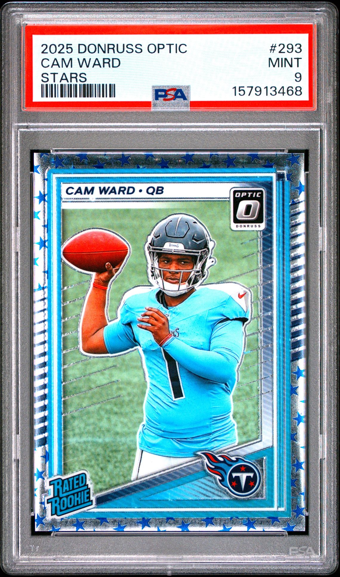 2025 Panini Donruss Optic Cam Ward #293 (Stars) Mint 9 front