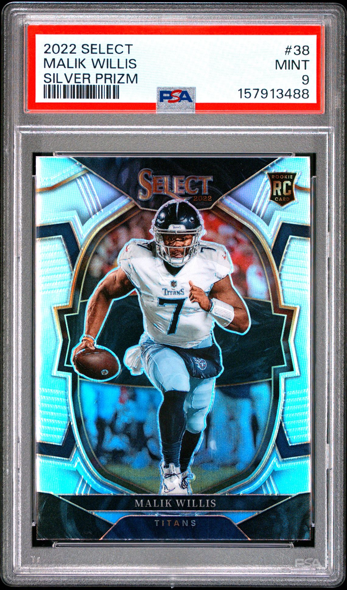 2022 Panini Select Malik Willis #38 (Silver Prizm) Mint 9 front