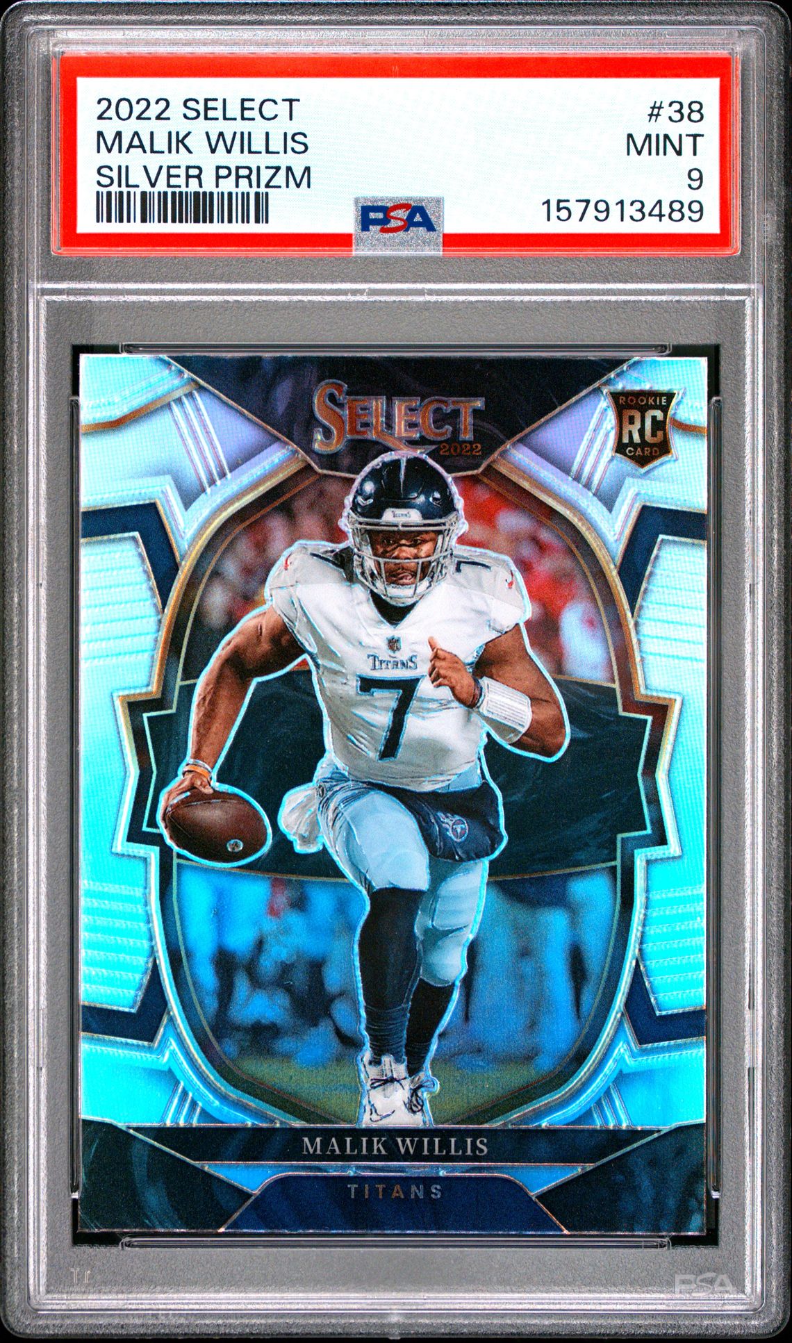 2022 Panini Select Malik Willis #38 (Silver Prizm) Mint 9 front