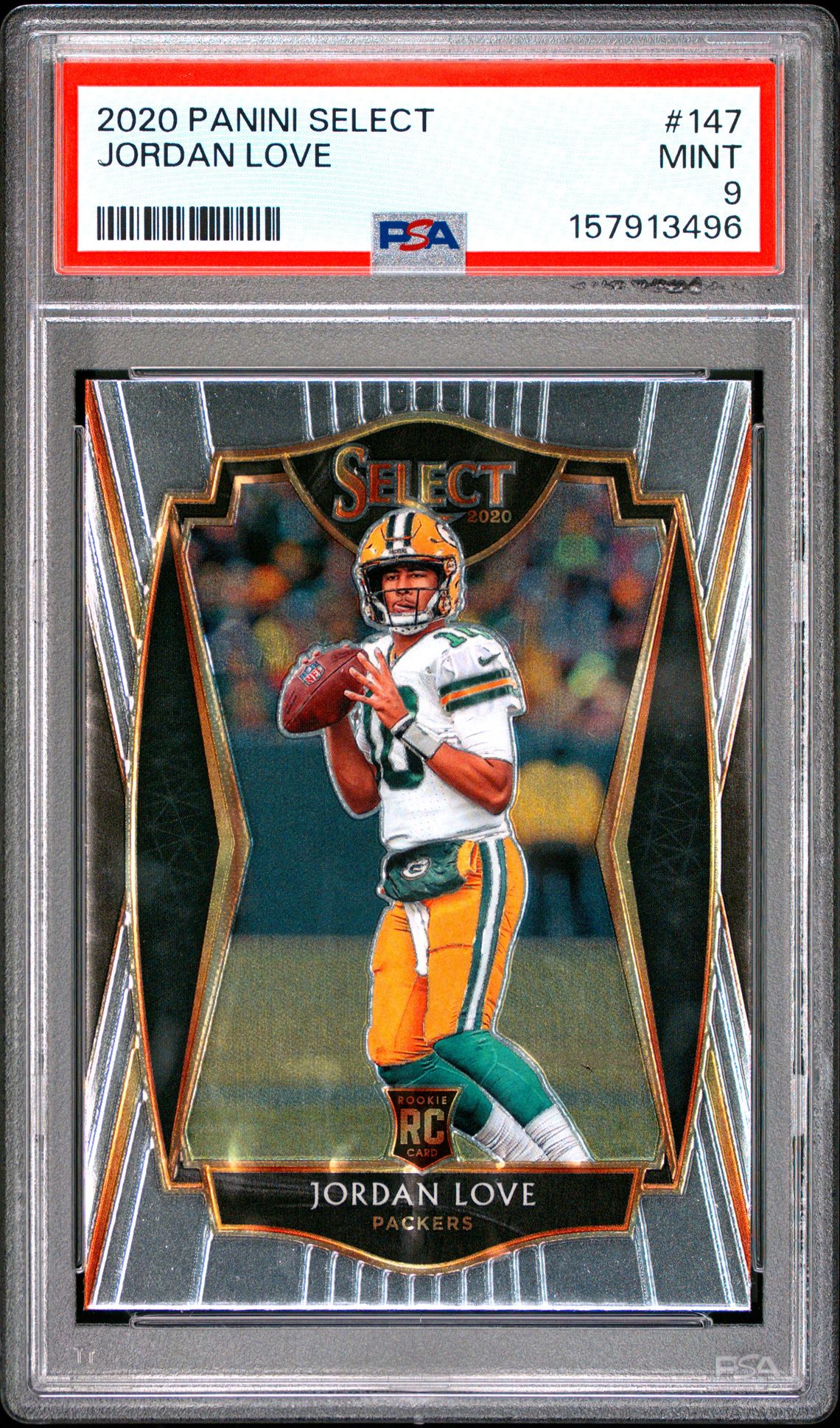 2020 Panini Select Jordan Love #147 Mint 9 front