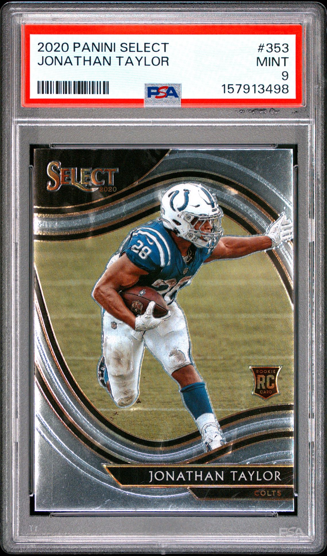 2020 Panini Select Jonathan Taylor #353 Mint 9 front