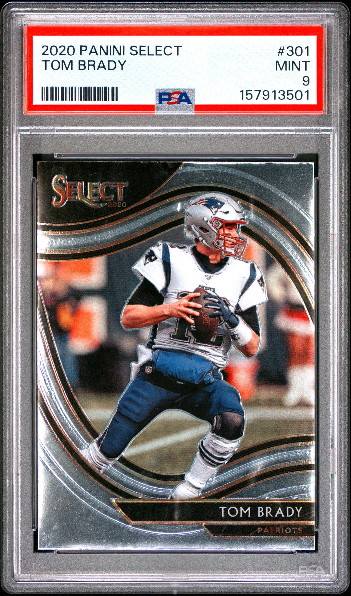 2020 Panini Select Tom Brady #301 Mint 9 front