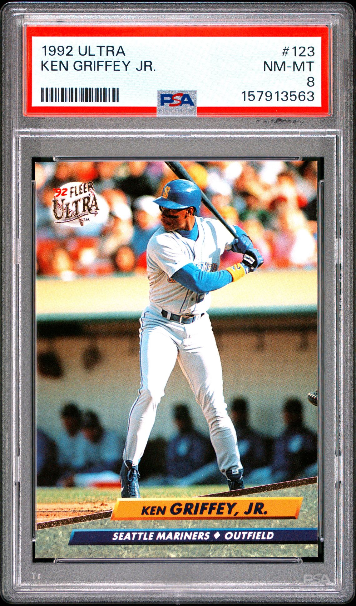 1992 Ultra Ken Griffey Jr. #123 Nm-Mt 8 front