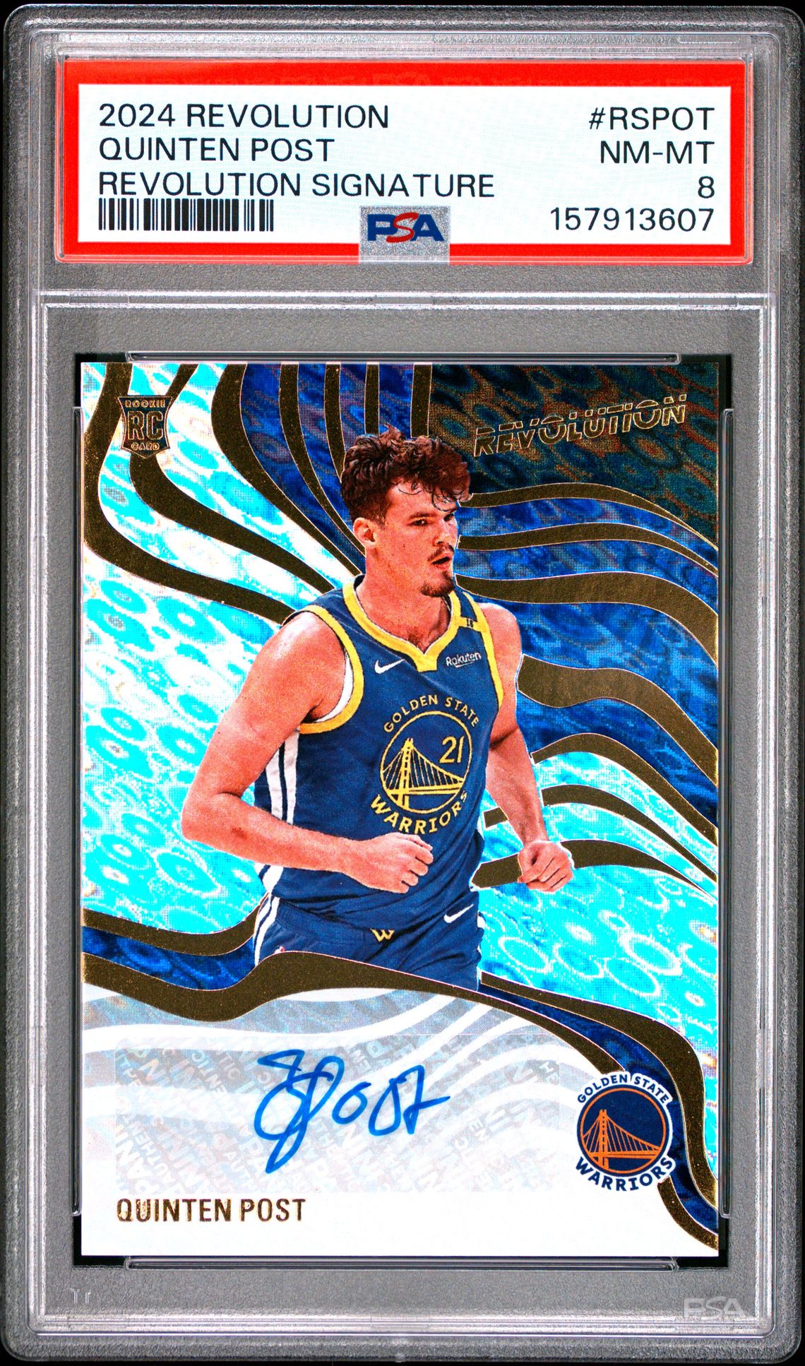 2024 Panini Revolution Revolution Signatures Quinten Post #Rspot Nm-Mt 8 front