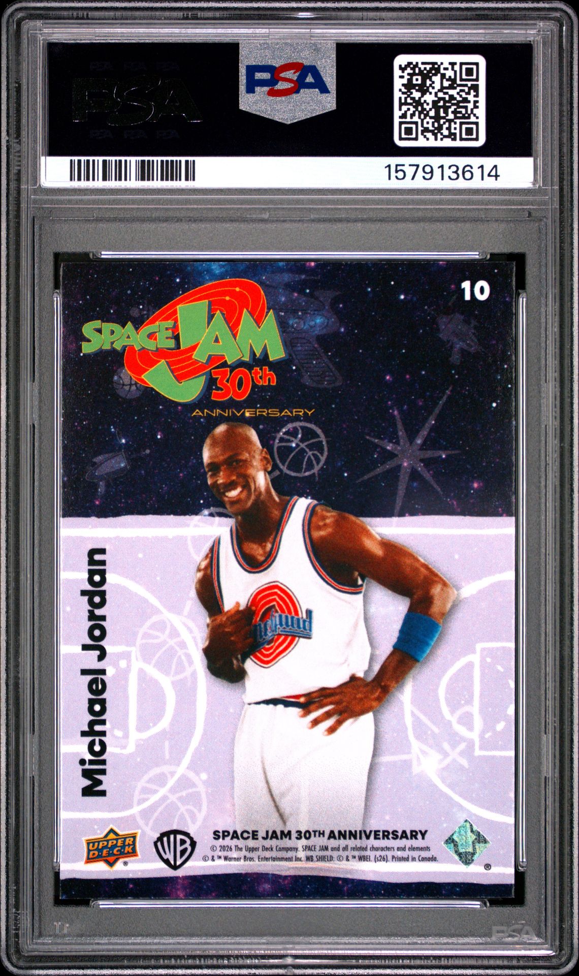2026 Upper Deck Space Jam 30Th Anniversary Michael Jordan #10 Mint 9 back