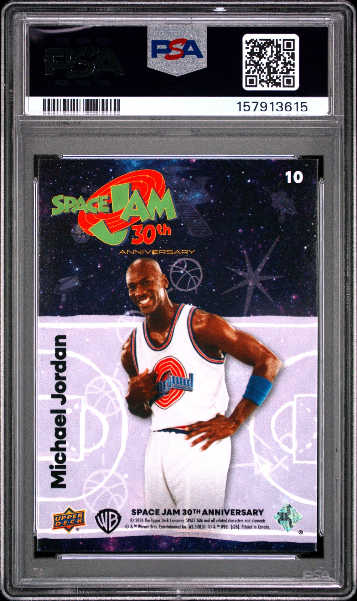 2026 Upper Deck Space Jam 30Th Anniversary Michael Jordan #10 Mint 9 back