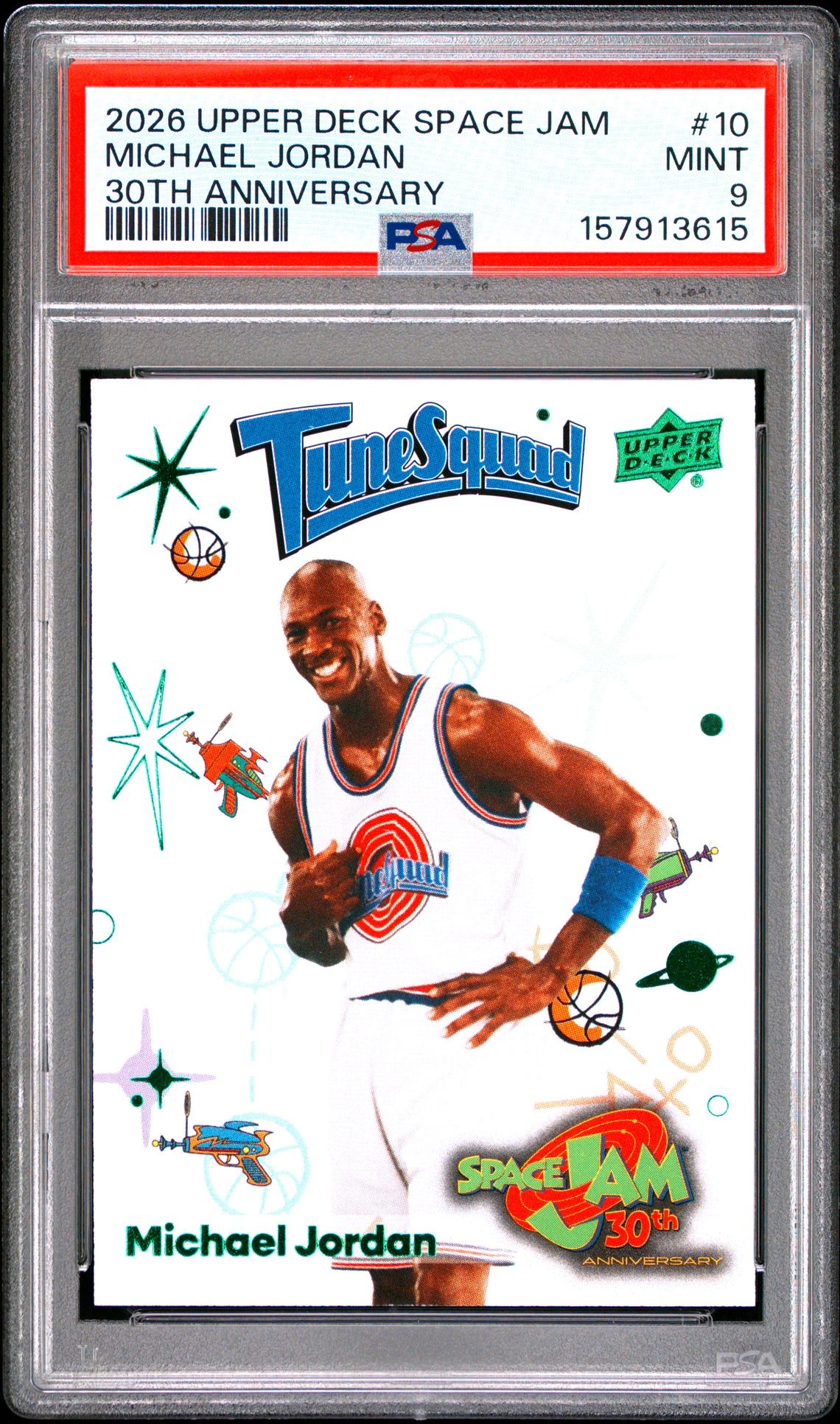 2026 Upper Deck Space Jam 30Th Anniversary Michael Jordan #10 Mint 9 front