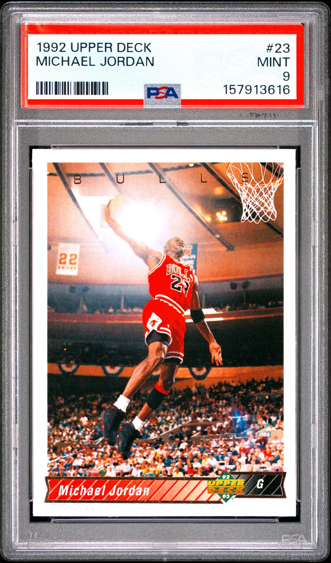 1992 Upper Deck Michael Jordan #23 Mint 9 front