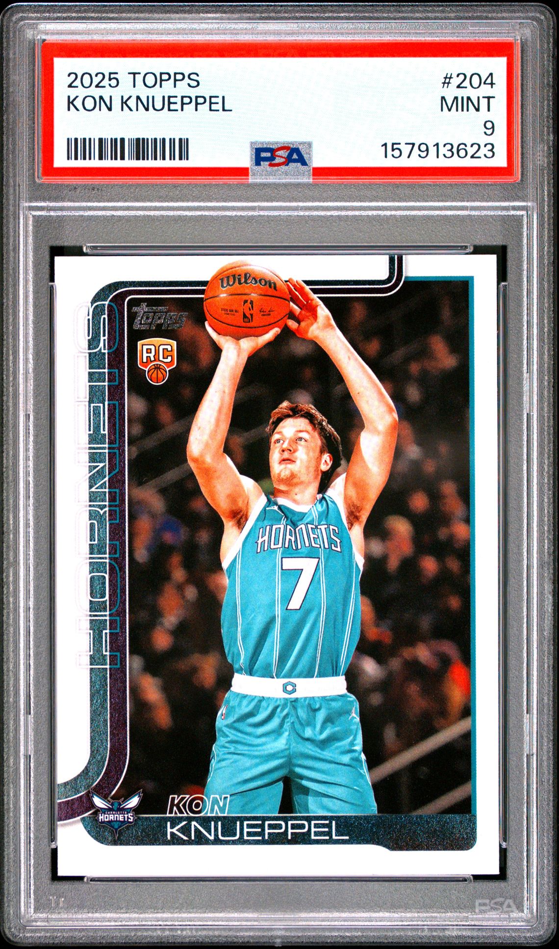 2025 Topps Kon Knueppel #204 Mint 9 front