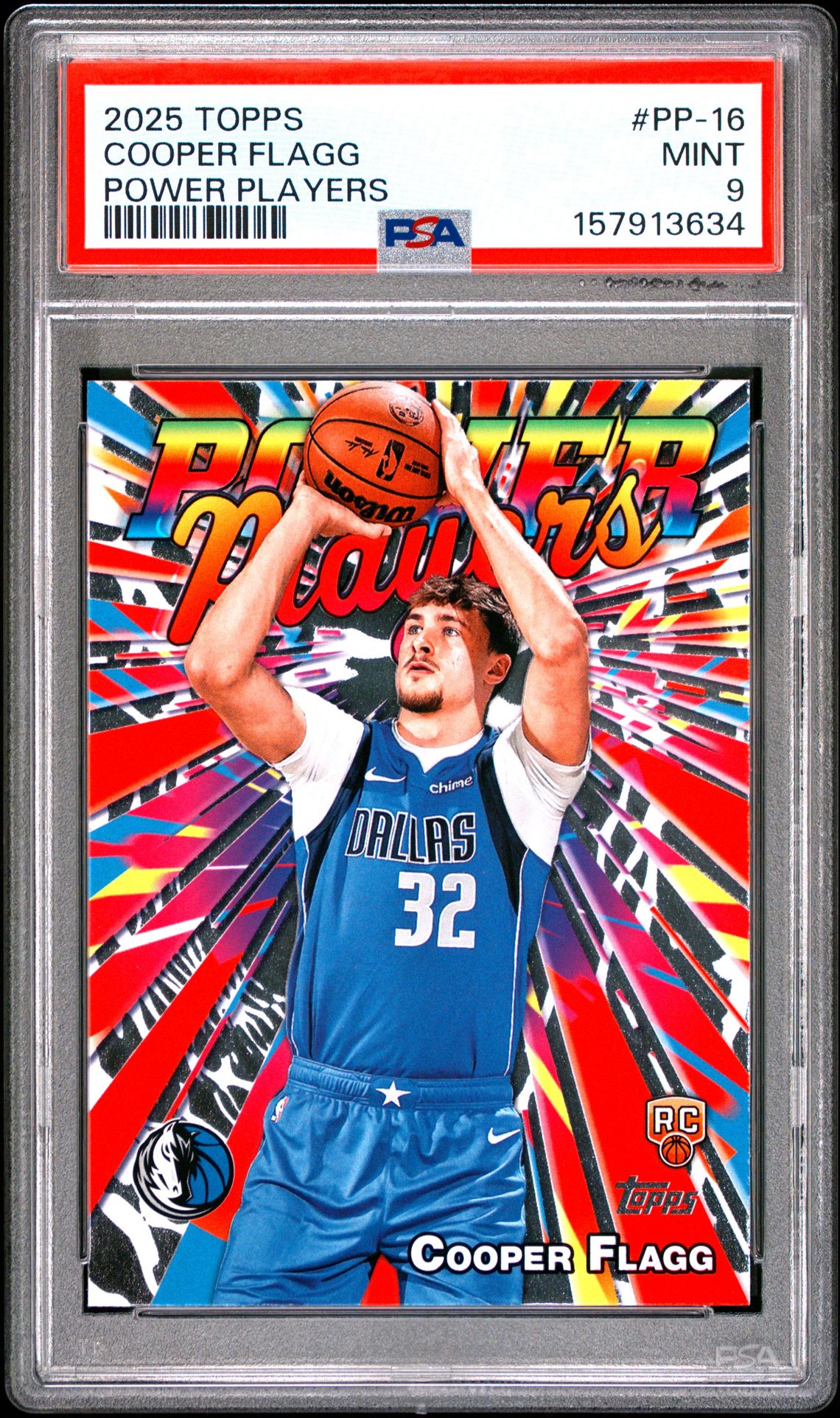 2025 Topps Power Players Cooper Flagg #Pp-16 Mint 9 front