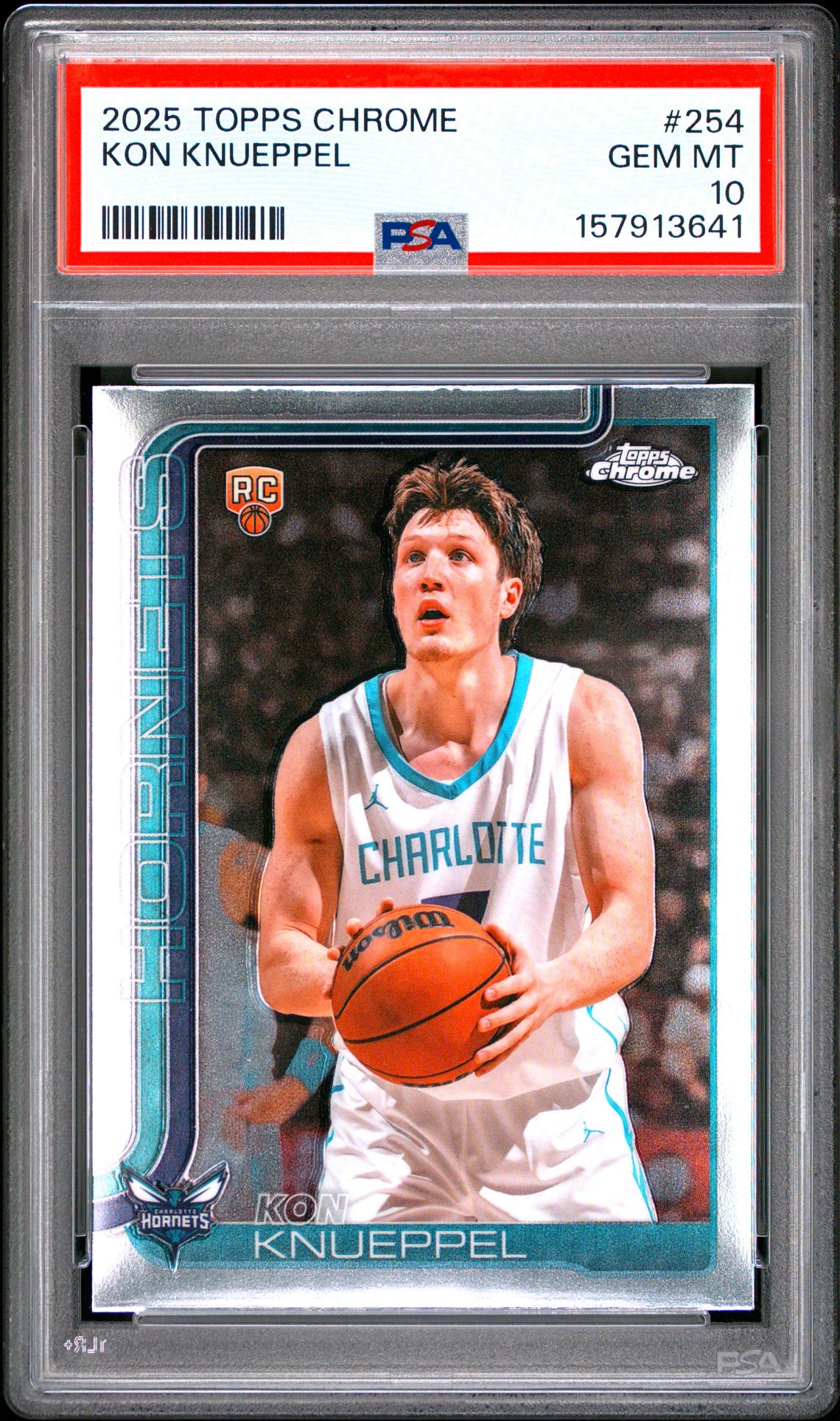 2025 TOPPS CHROME KON KNUEPPEL  254 GEM MT 10 front