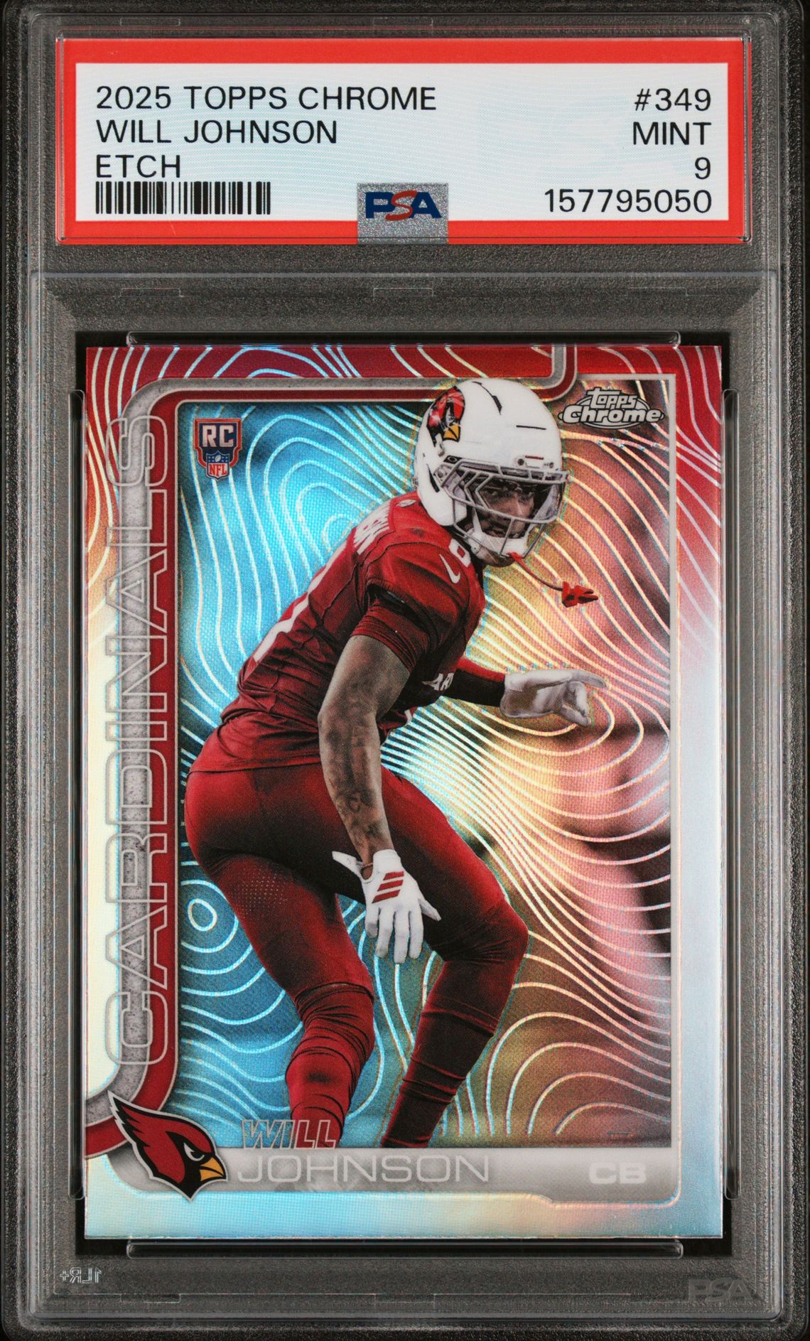 2025 Topps Chrome TOPPS CHROME ETCH #349 Will Johnson front