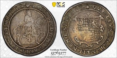 (1607) Crown S-2652 Grapes/Escallop VF25