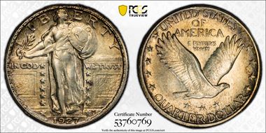 1927 25C AU58
