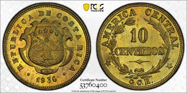 1936-GCR 10C MS65