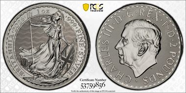 2026 £2 Britannia Ag MS69