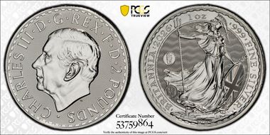 2026 £2 Britannia Ag Merlion Privy MS69