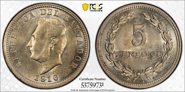 1916 5C MS63