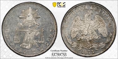 1873-Zs H Peso KM-408.8 MS61