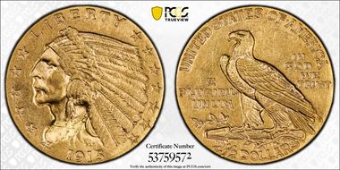 1915 $2.50 MS61