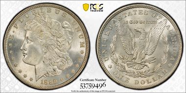 1889 $1 MS66