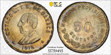 1915 50C KM-735 GB-339 MS65