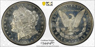 1890-S $1 MS63DMPL
