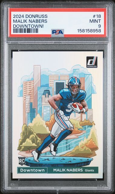 2024 Panini Donruss Downtown! Malik Nabers