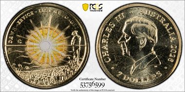 2026-C $2 Dawn Service AlBr Colorized First Strike MS69