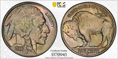 1938-D 5C Buffalo MS66