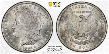 1885-O $1 MS62