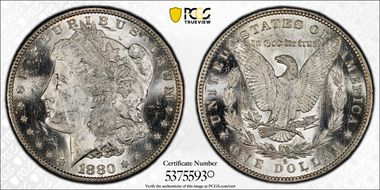 1880-S $1 MS61
