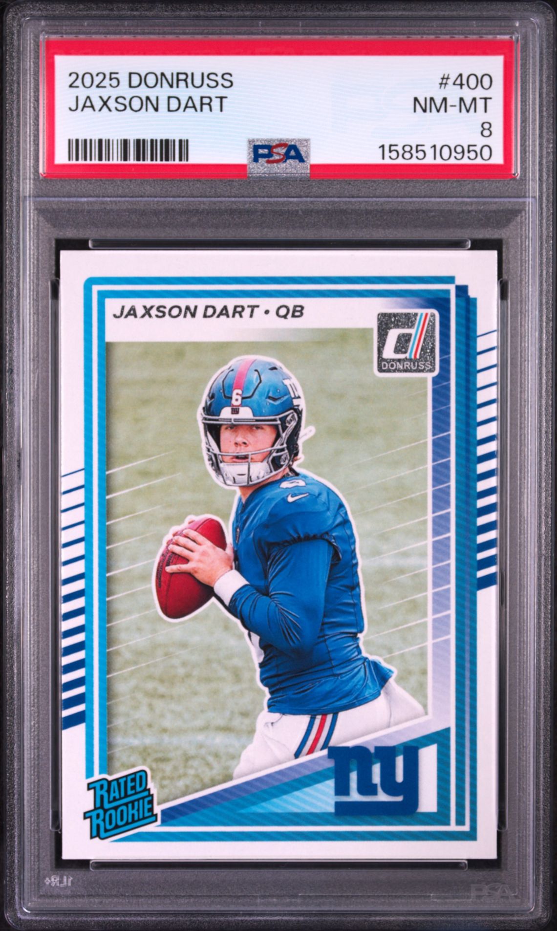 2025 Panini Donruss Jaxson Dart #400 Nm-Mt 8 front