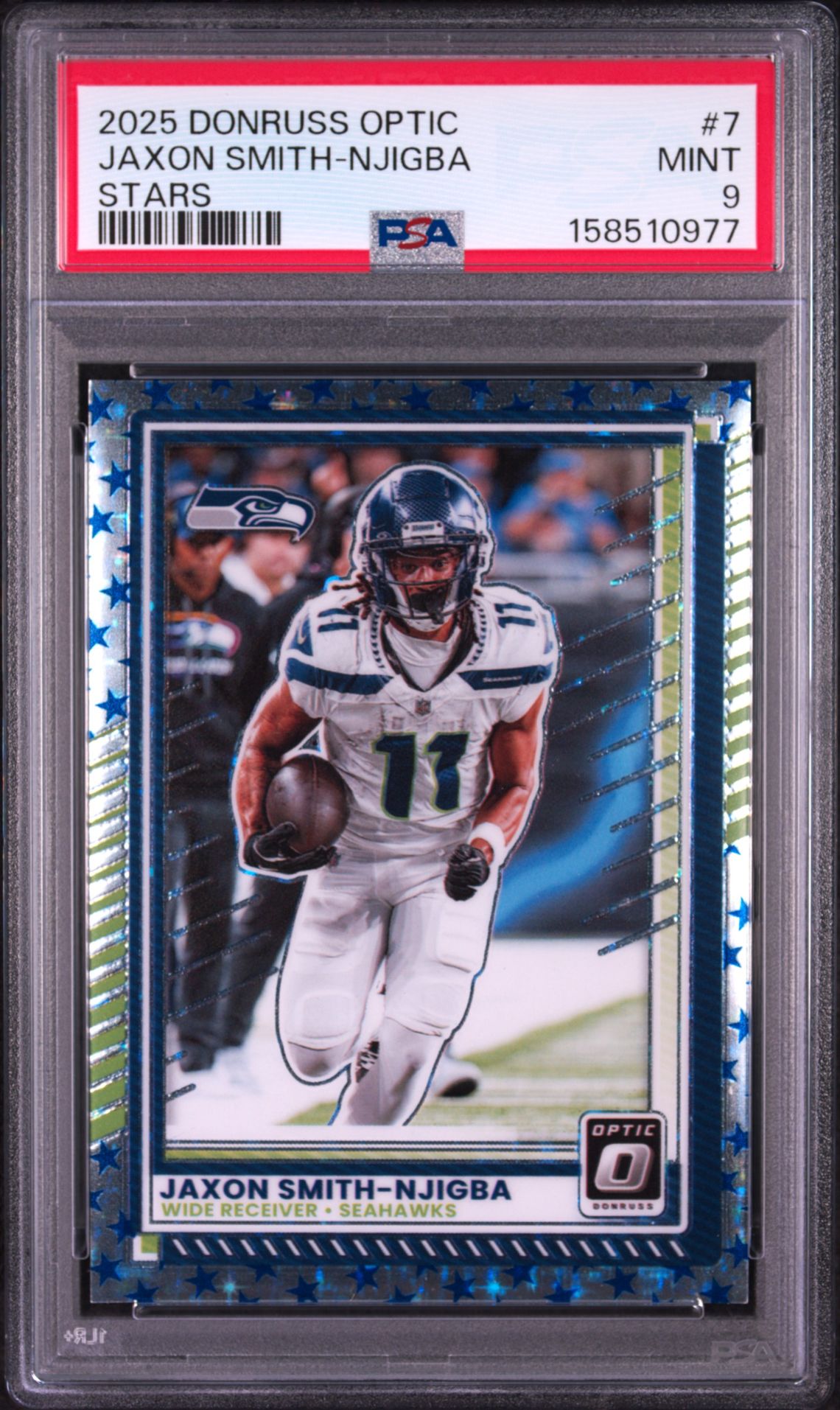 2025 Panini Donruss Optic Jaxon Smith-Njigba #7 (Stars) Mint 9 front