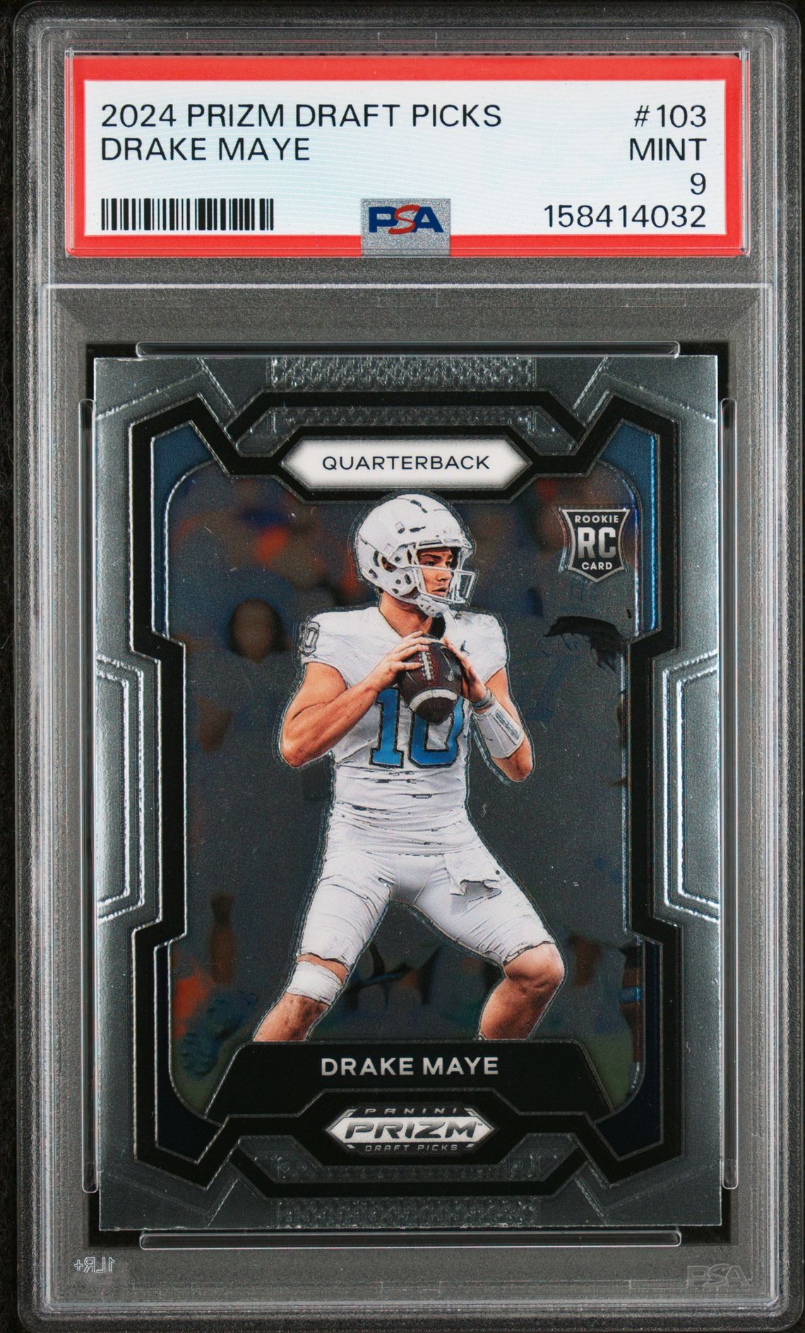 2024 Panini Prizm Draft Picks Drake Maye #103 Mint 9 front