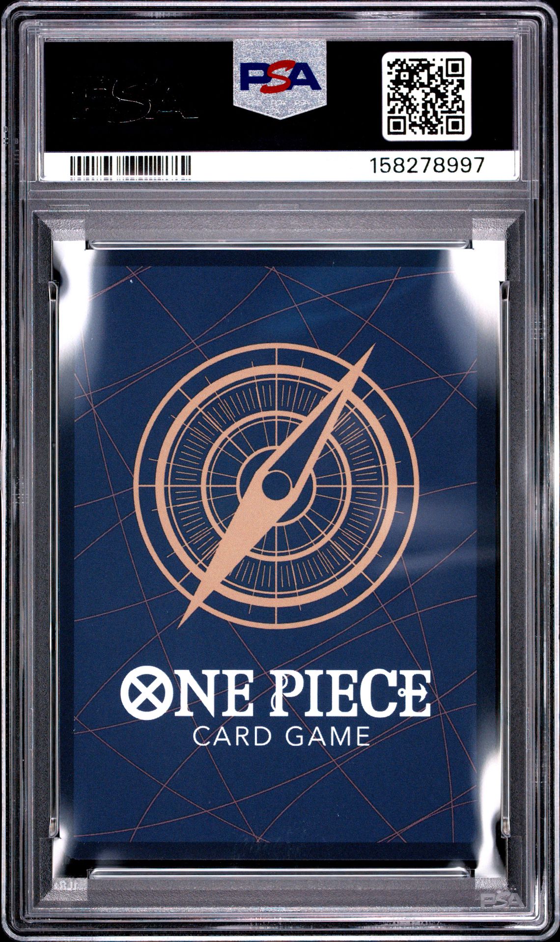 2024 One Piece Promos Monkey D. Luffy #043 (2Nd Ann Tournament-Prtcptn) Gem Mt 10 back view - PSA certificate #158278997