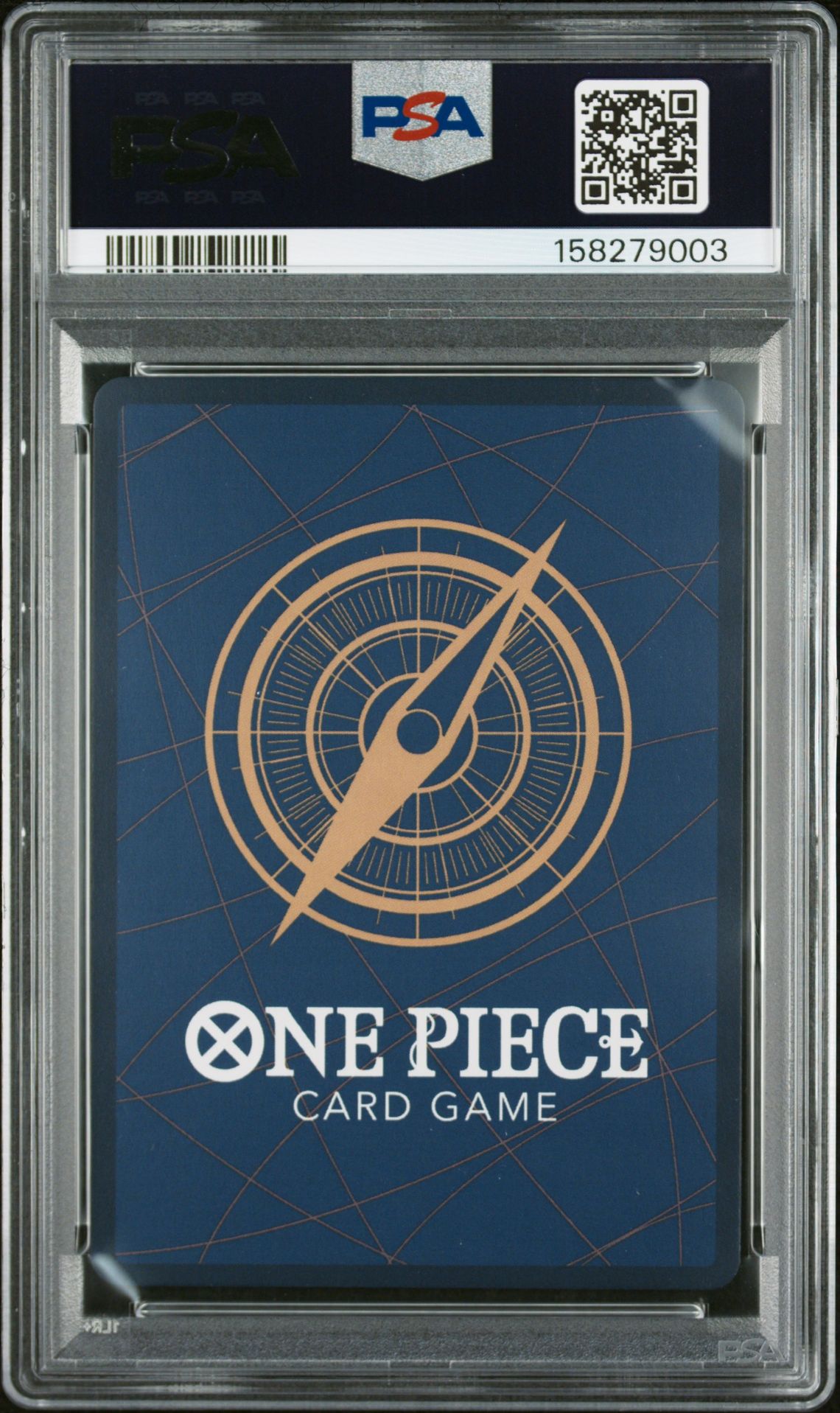 2022 One Piece Promos Monkey D. Luffy #006 (Winner Pack Vol.1) Gem Mt 10 back view - PSA certificate #158279003