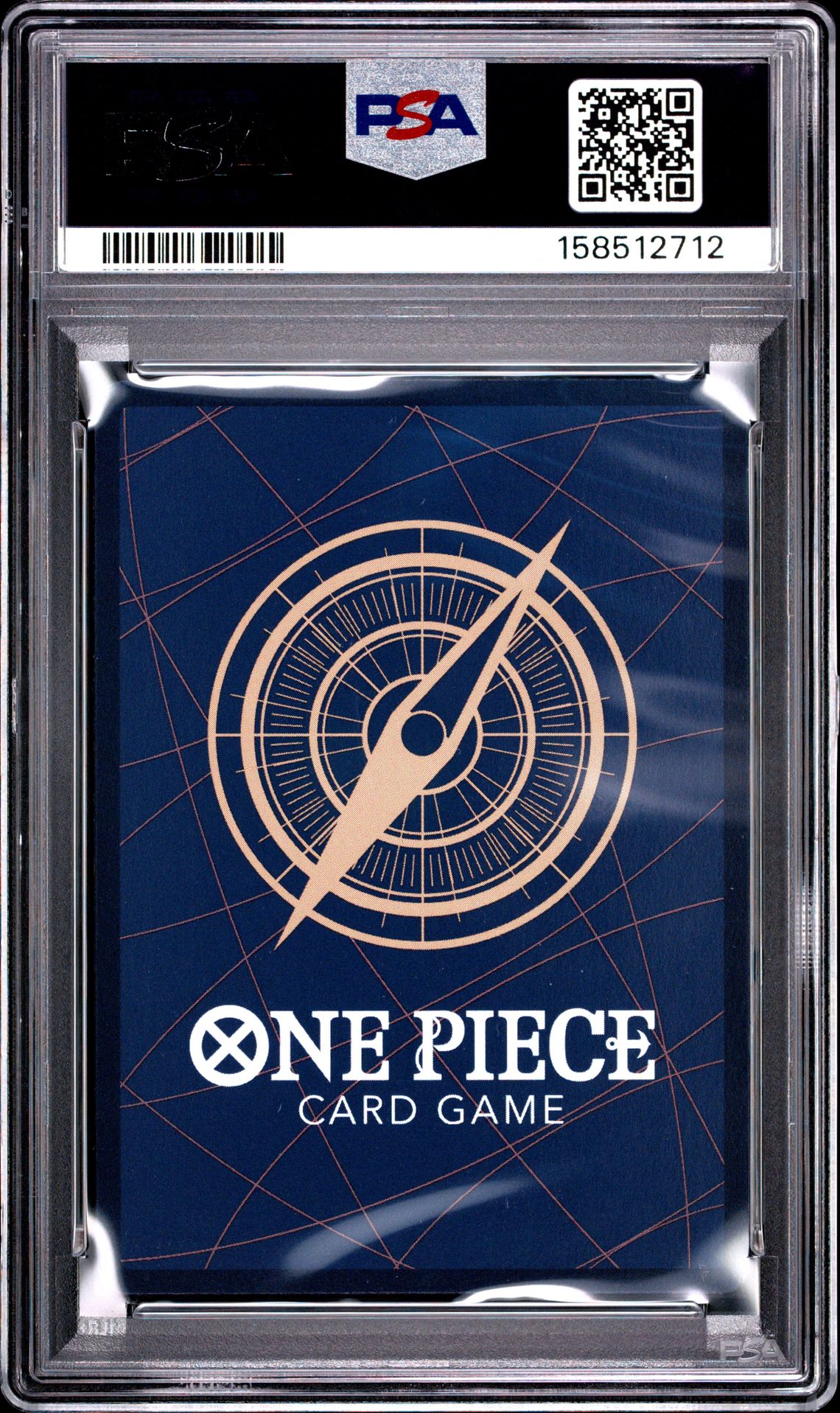 2025 One Piece Op13-Carrying On His Will Divine Departure #076 (Alternate Art) Gem Mt 10 back view - PSA certificate #158512712