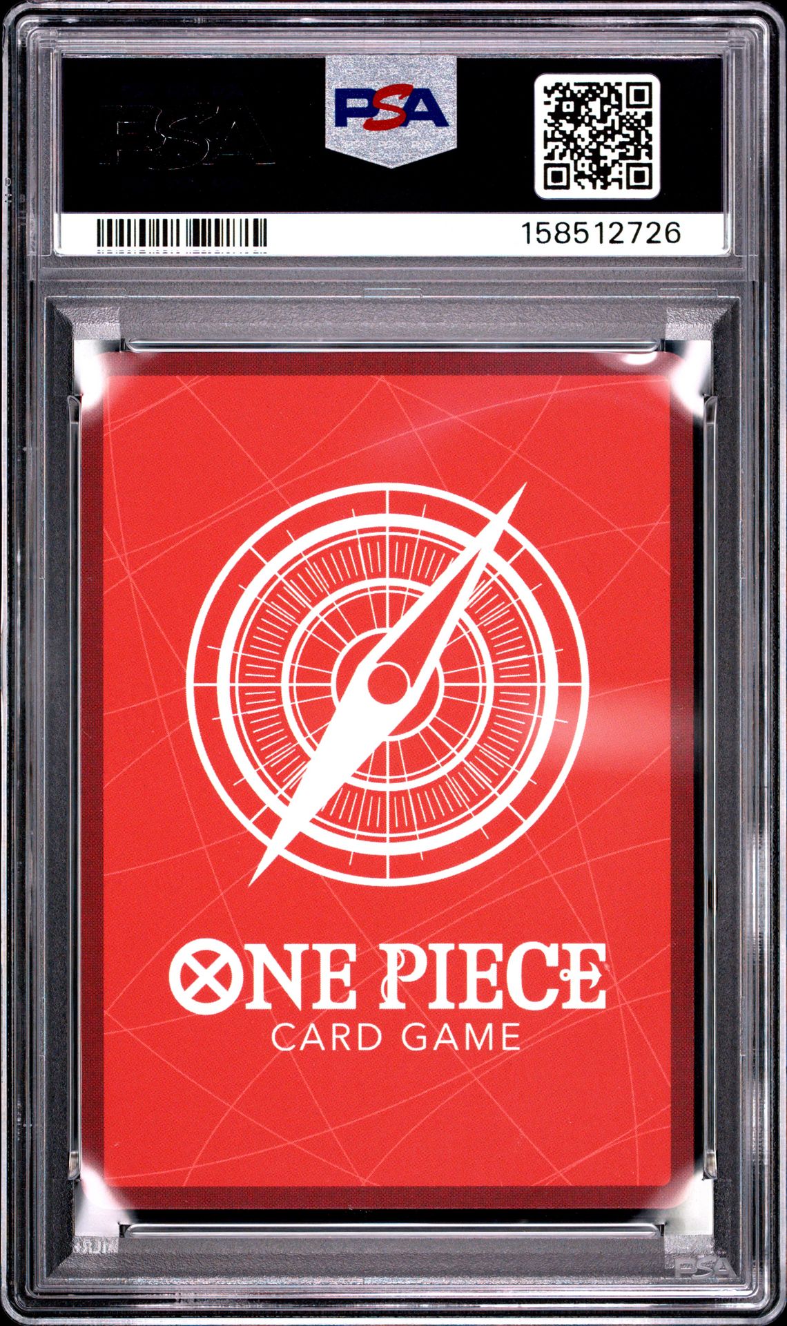 2025 One Piece Op13-Carrying On His Will Monkey D. Luffy #001 (Alternate Art) Gem Mt 10 back view - PSA certificate #158512726