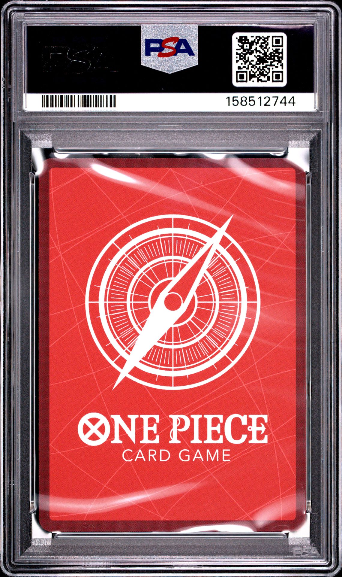 2025 One Piece Starter Deck St21-Ex Gear 5 Monkey D. Luffy #001 (Black & White Alt Art) Gem Mt 10 back view - PSA certificate #158512744