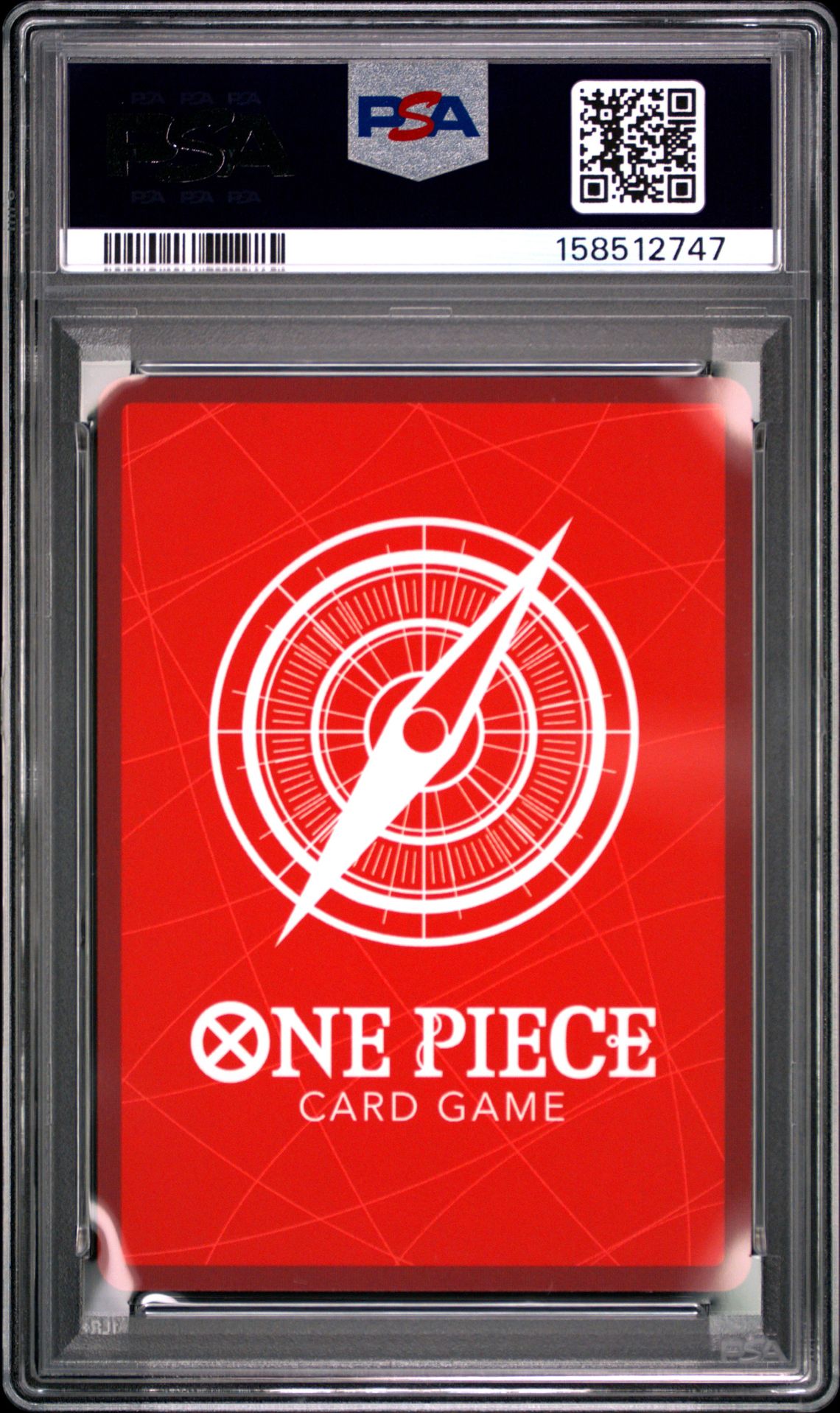 2025 One Piece Starter Deck St21-Ex Gear 5 Monkey D. Luffy #001 Gem Mt 10 back view - PSA certificate #158512747