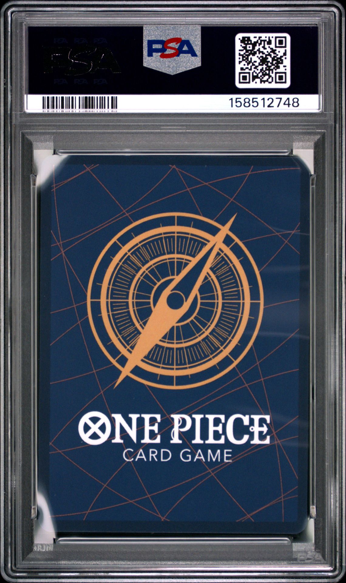 2025 One Piece Promos Monkey D. Luffy #111 (Set Sail Event) Gem Mt 10 back view - PSA certificate #158512748