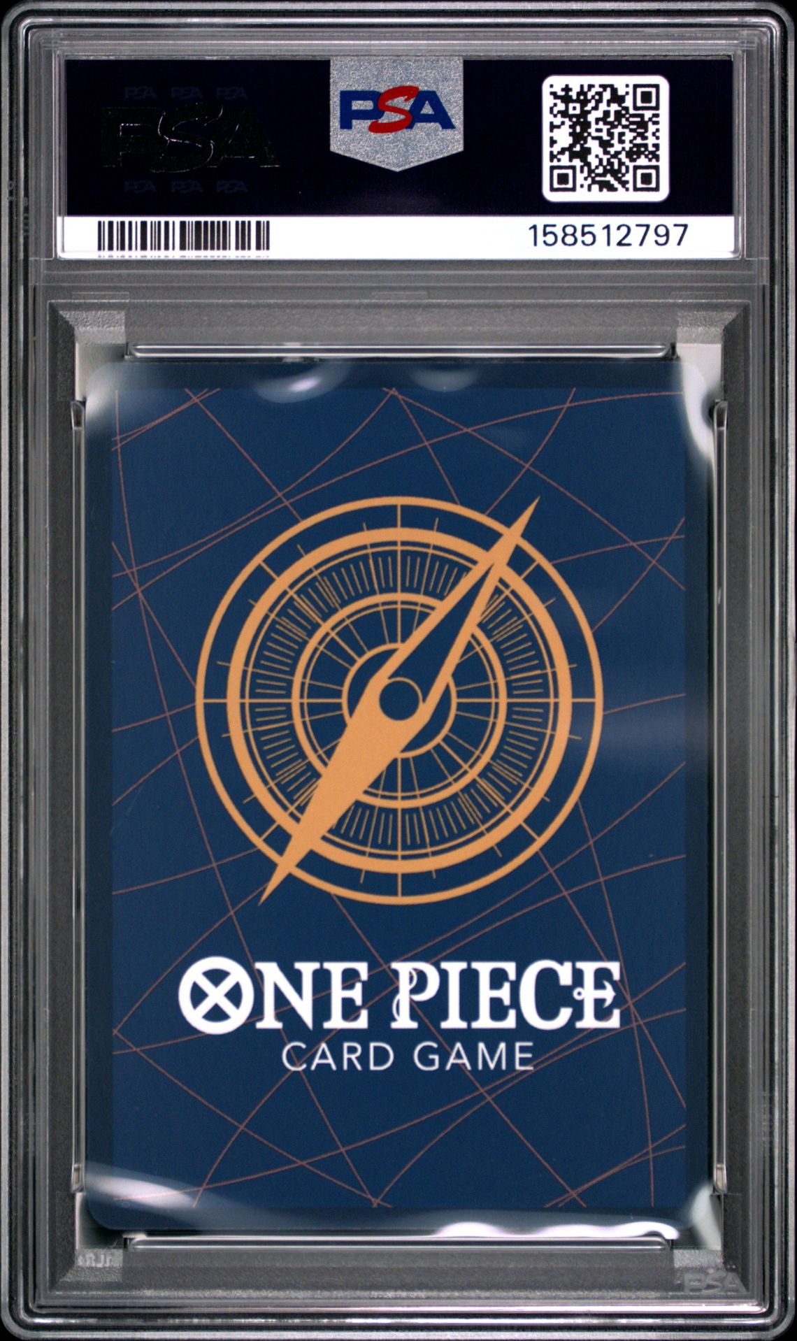 2024 One Piece Op07-500 Years In The Future Monkey D. Luffy #109 (Alternate Art) Gem Mt 10 back view - PSA certificate #158512797