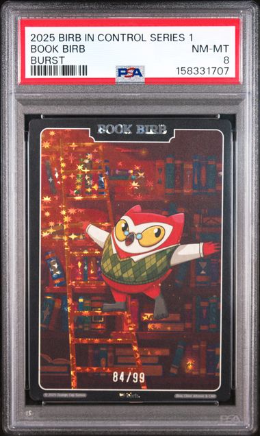 Moonbirds - 2025 Book Birb Burst Birb In Control Series 1 PSA 8