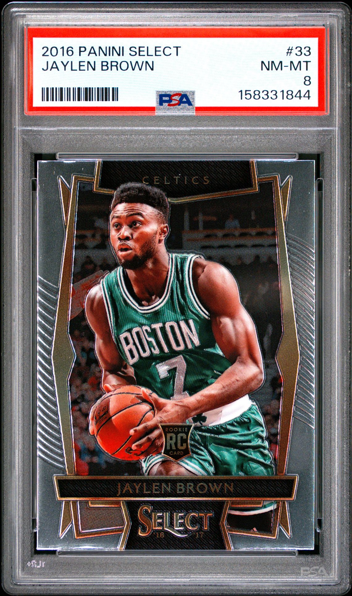 2016 Panini Select Jaylen Brown #33 Nm-Mt 8 front