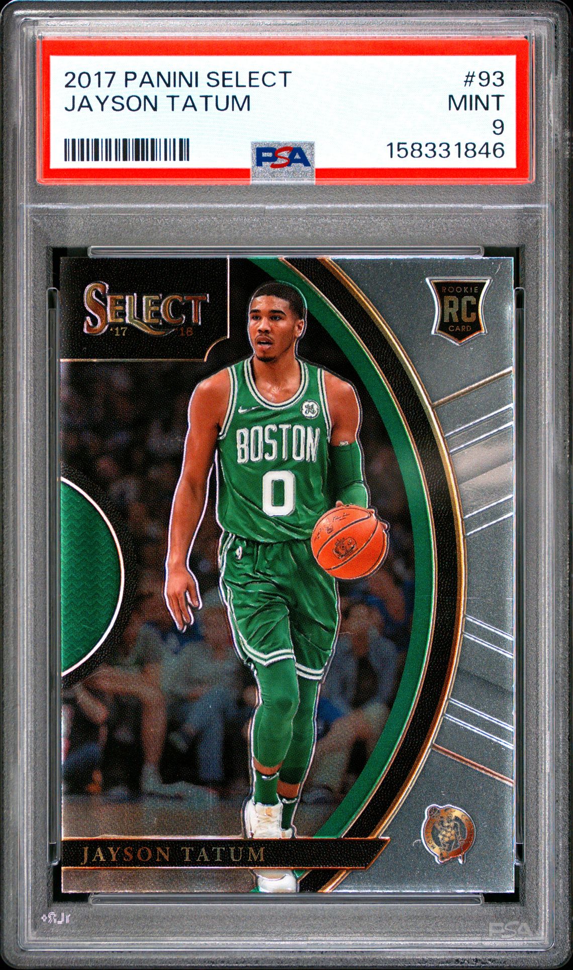 2017 Panini Select Jayson Tatum #93 Mint 9 front