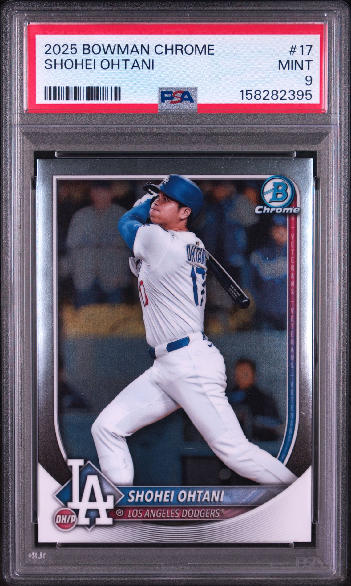 2025 Bowman Chrome Shohei Ohtani #17 Mint 9 front