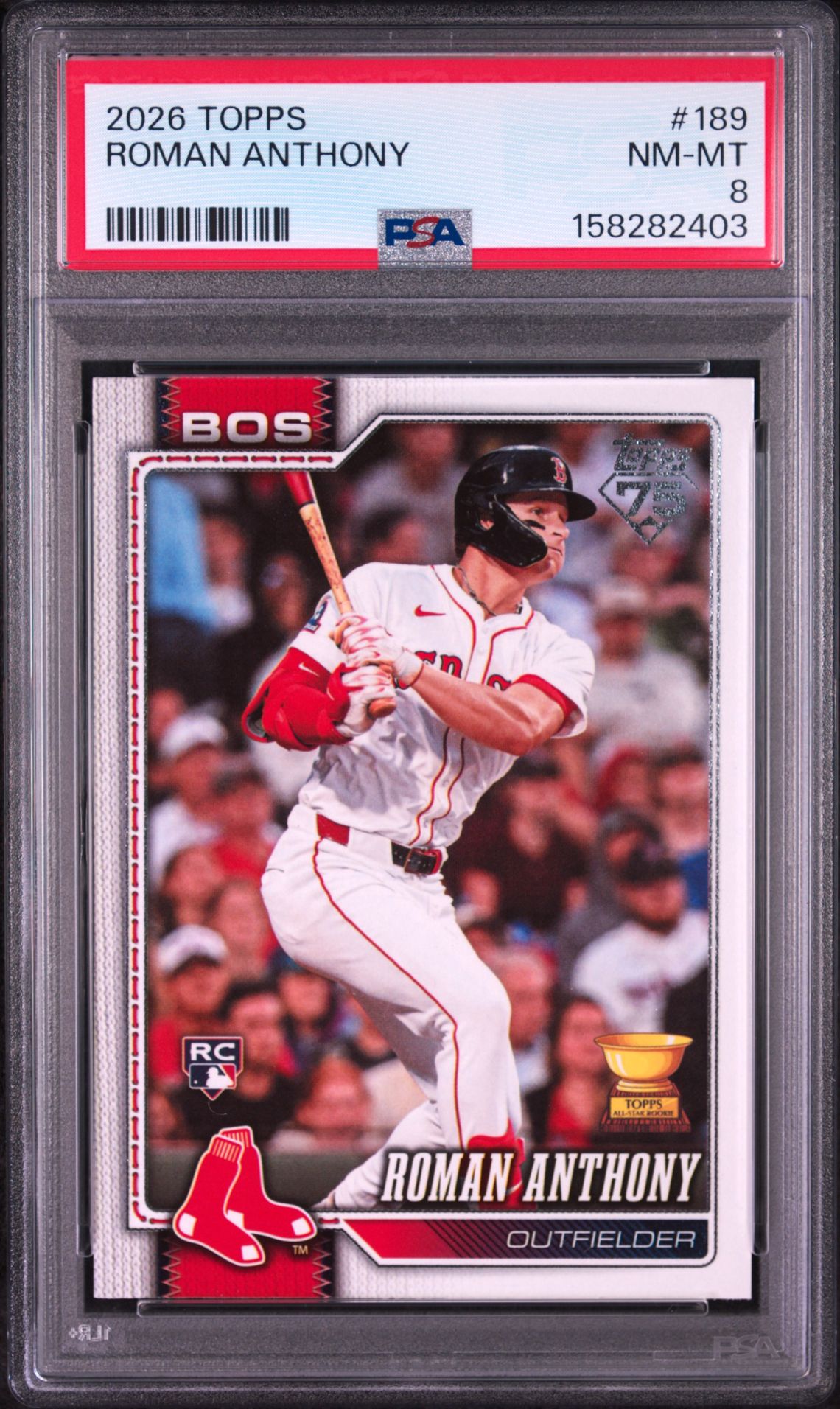 2026 Topps Roman Anthony #189 Nm-Mt 8 front