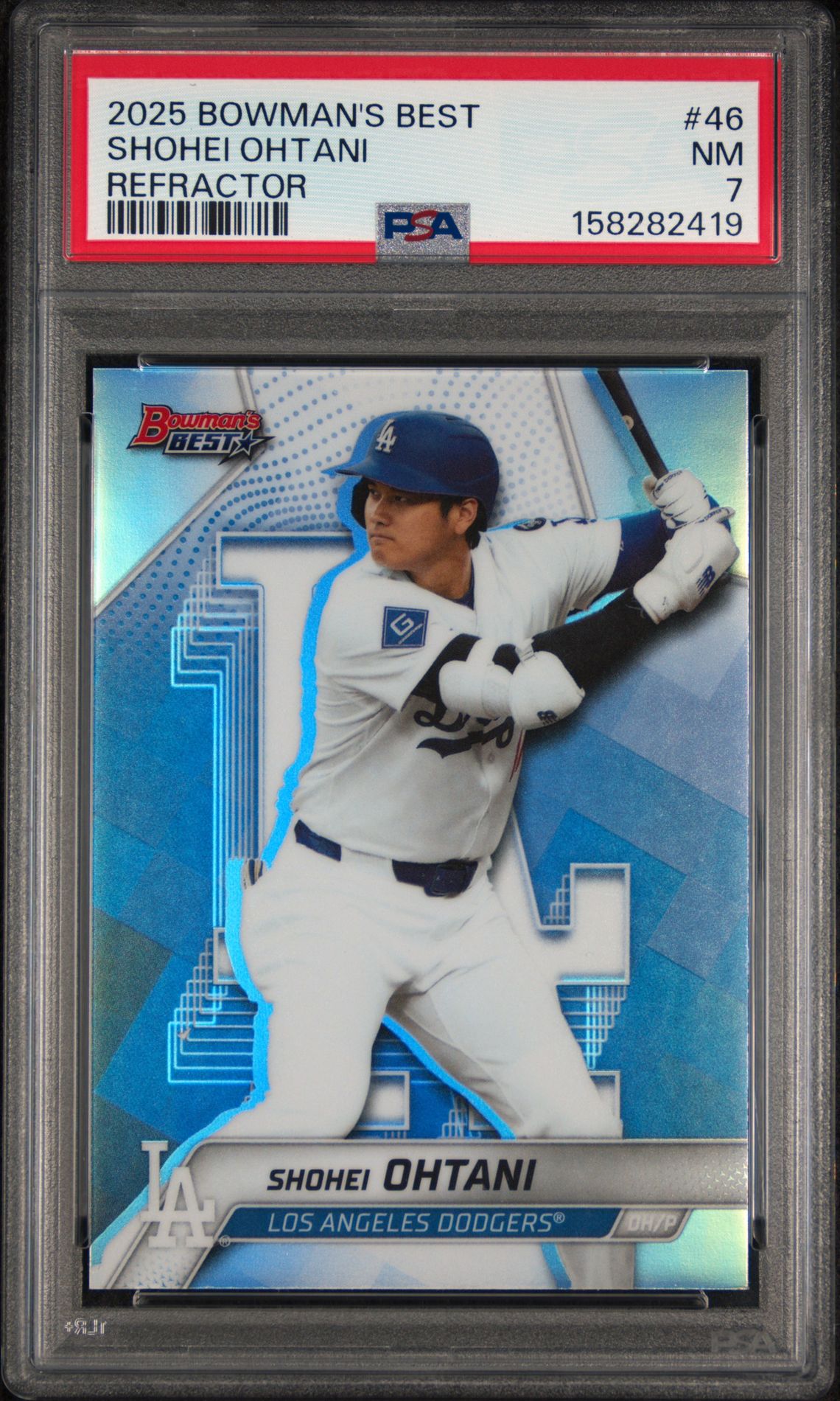 2025 Bowman's Best Shohei Ohtani #46 (Refractor) Nm 7 front